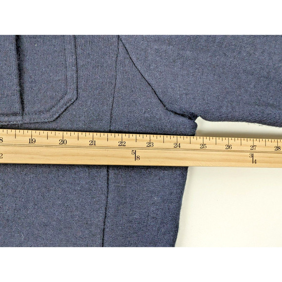 Bob Timberlake Men's Wool Shacket Jacket Barn Coat Navy XL - Picture 9 of 10